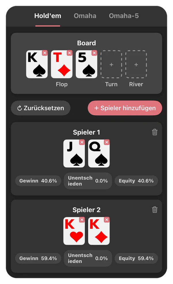 Odds Calculator Preview