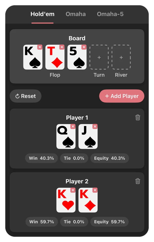 Odds Calculator Preview
