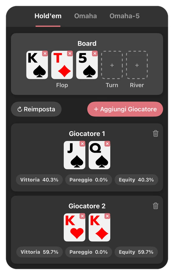 Odds Calculator Preview