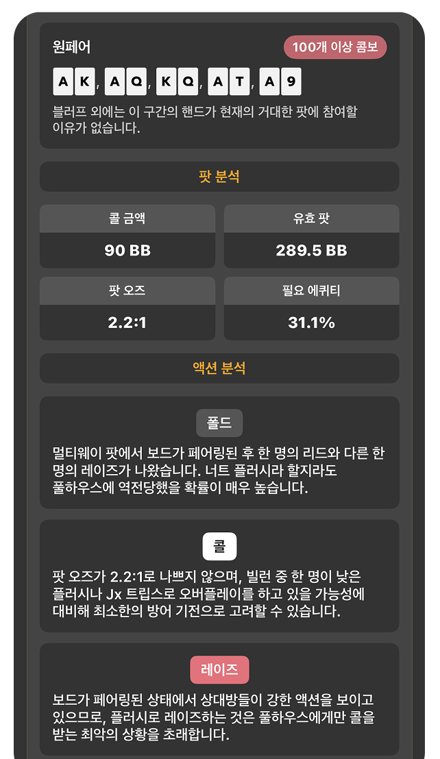 PokerX AI Analysis Preview