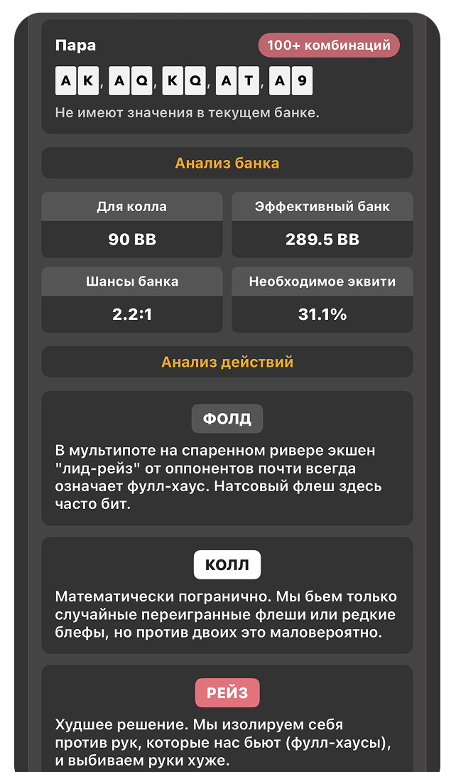 PokerX AI Analysis Preview