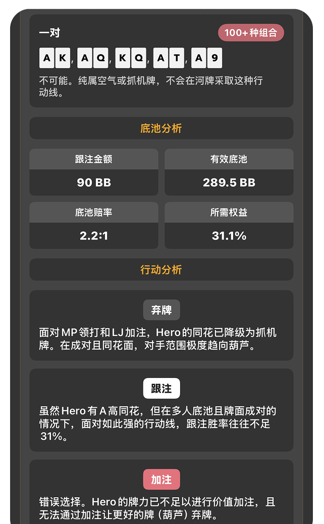 PokerX AI Analysis Preview