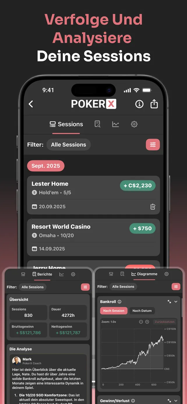 PokerX Session Tracker