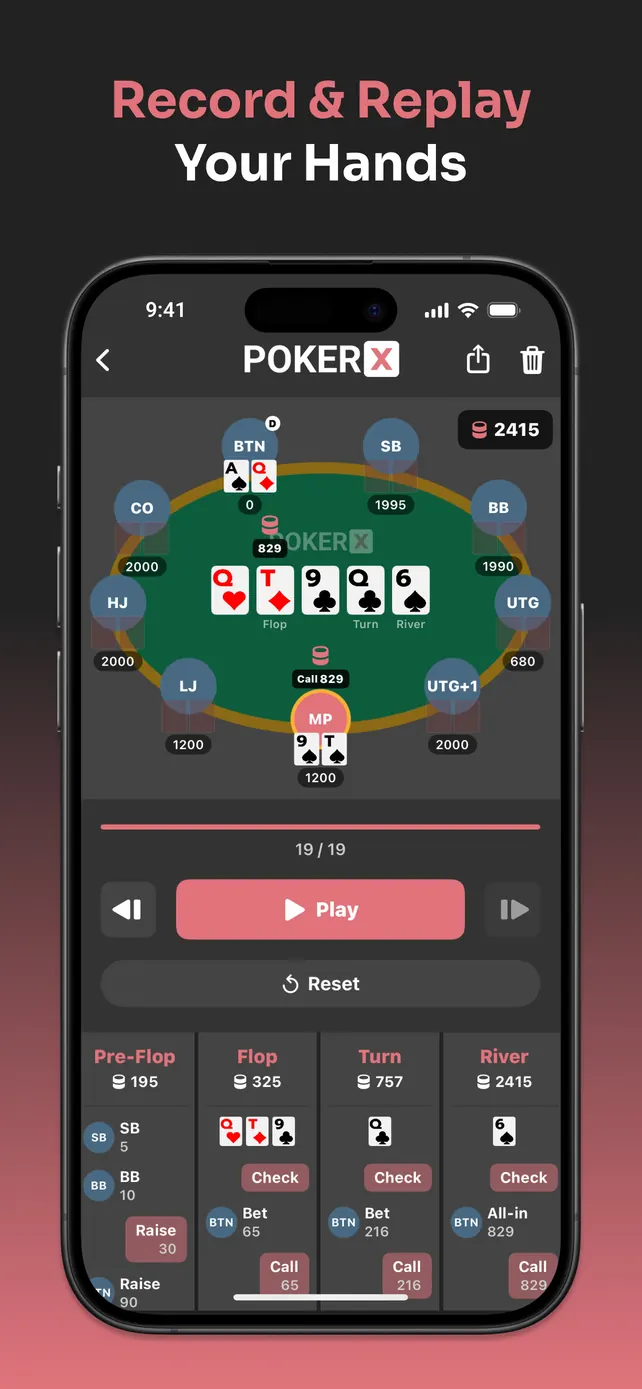 PokerX Hand Recorder