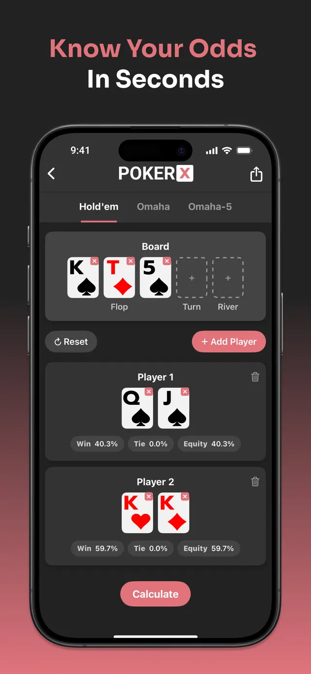 PokerX Odds Calculator