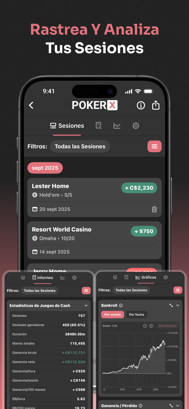 PokerX Session Tracker