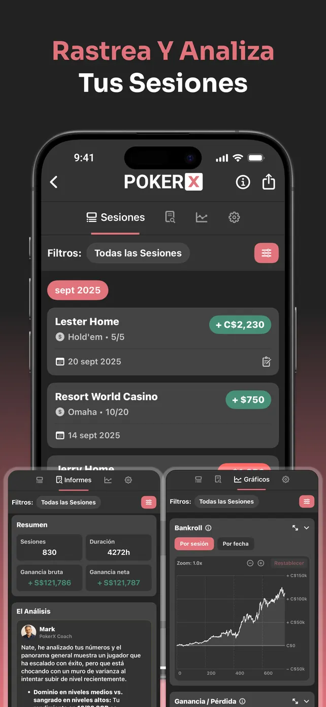 PokerX Session Tracker