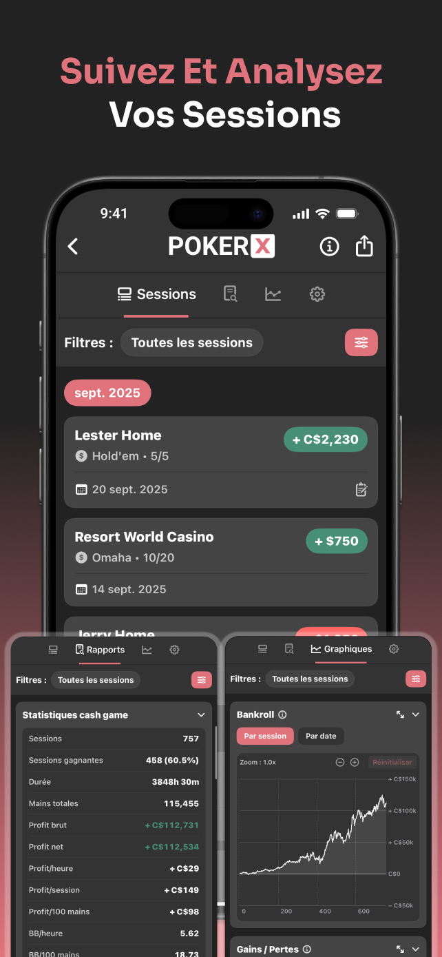 PokerX Session Tracker
