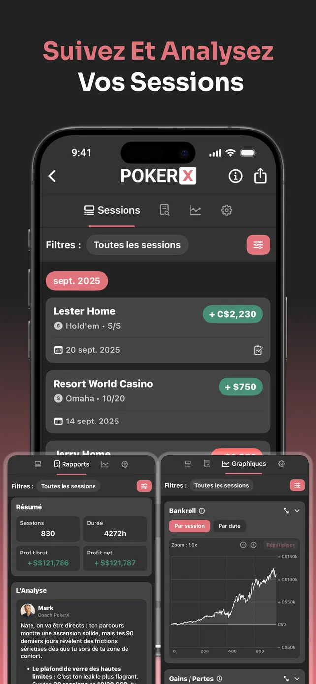 PokerX Session Tracker