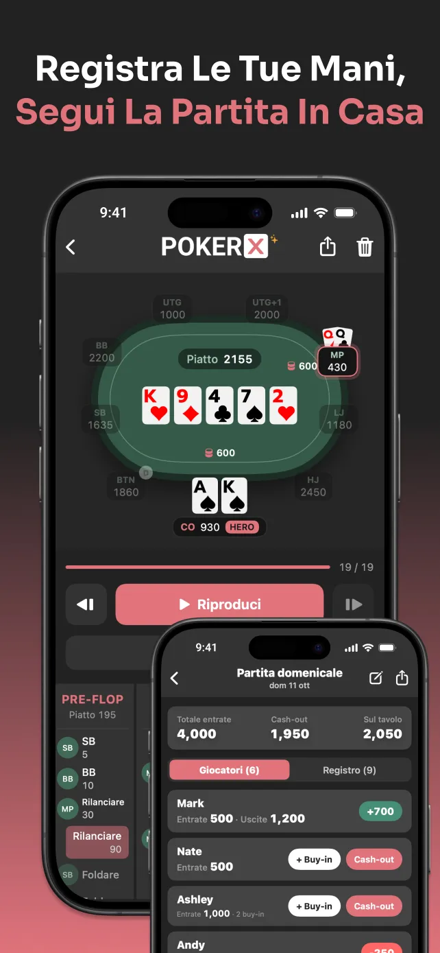 PokerX Hand Recorder and Home Game Banker
