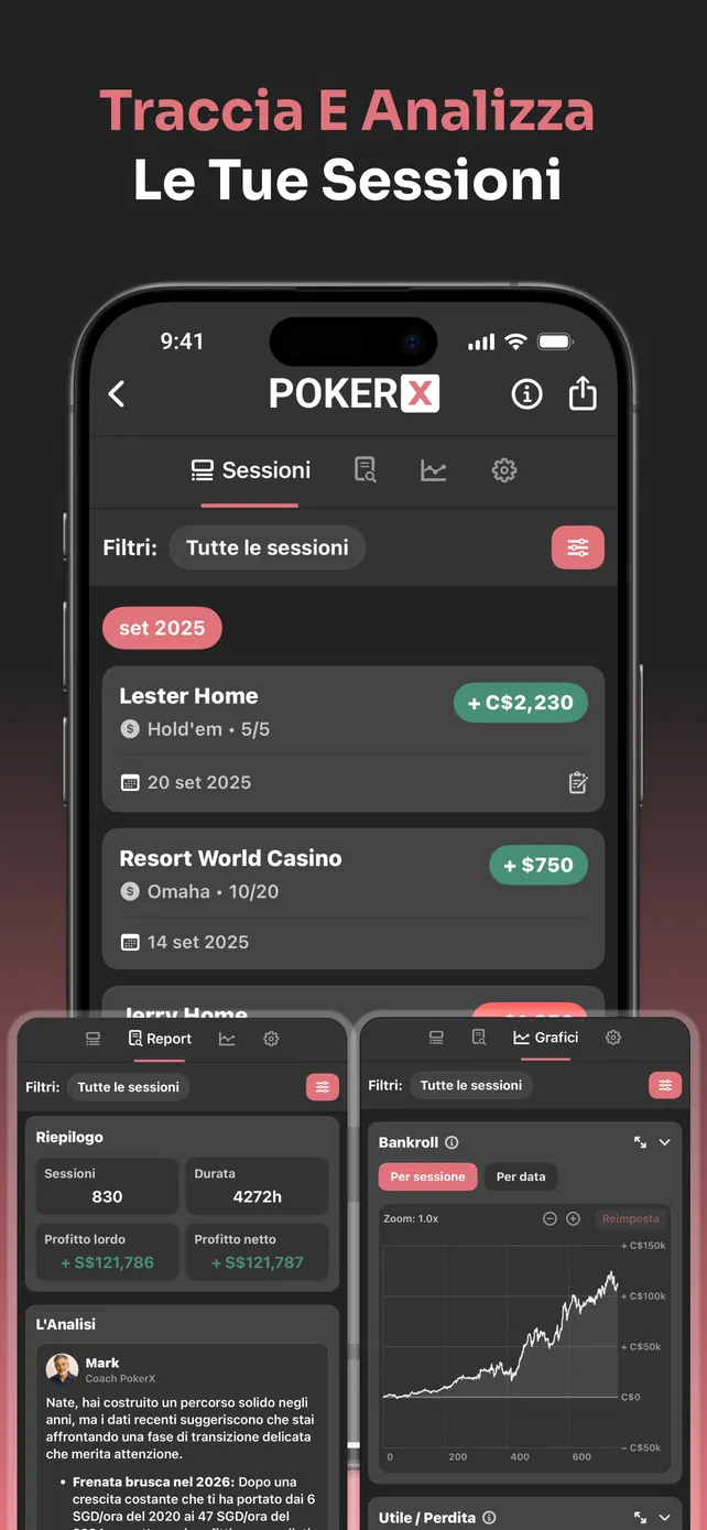 PokerX Session Tracker