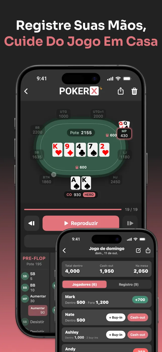 PokerX Hand Recorder and Home Game Banker