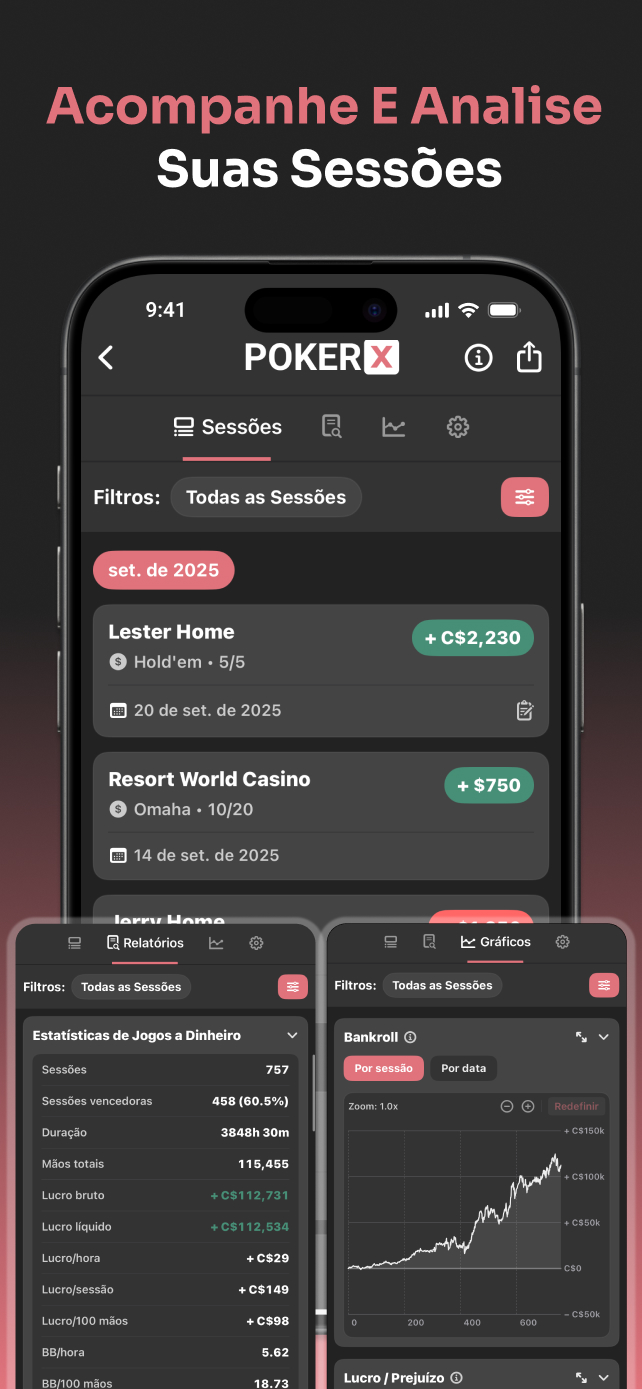 PokerX Session Tracker