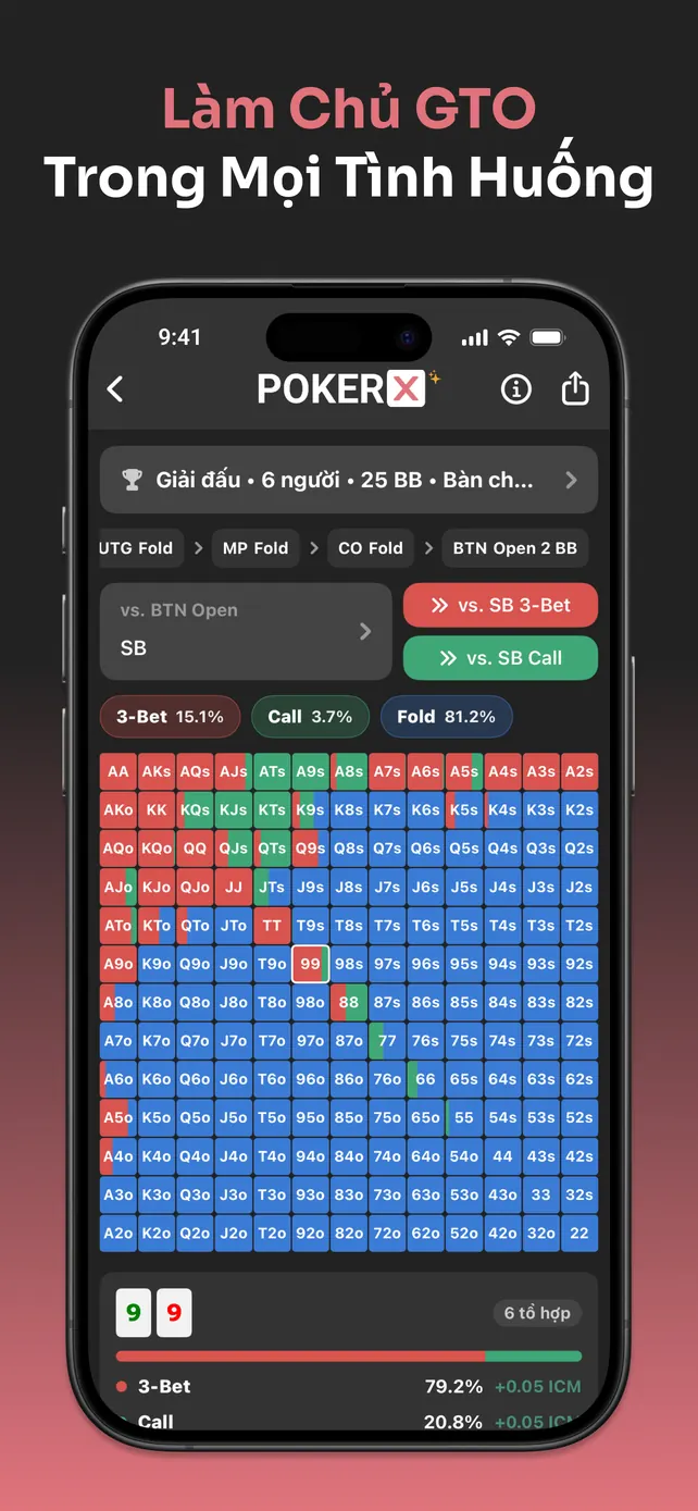 PokerX Preflop Chart