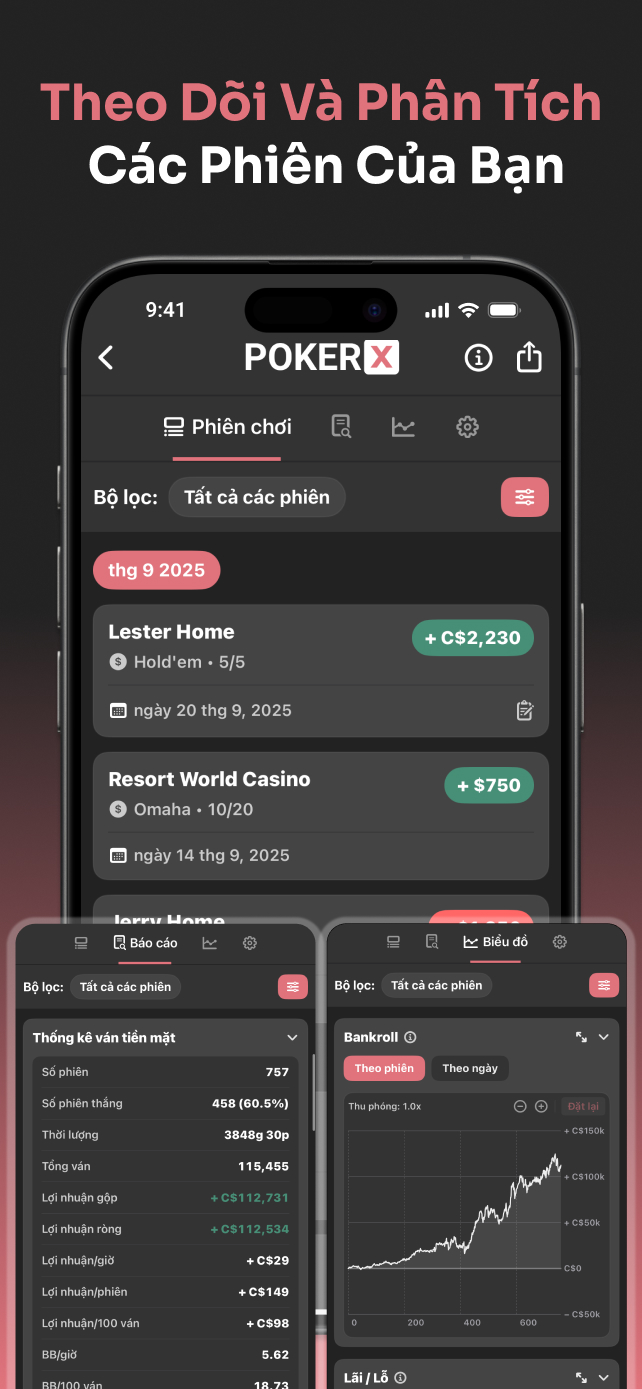 PokerX Session Tracker