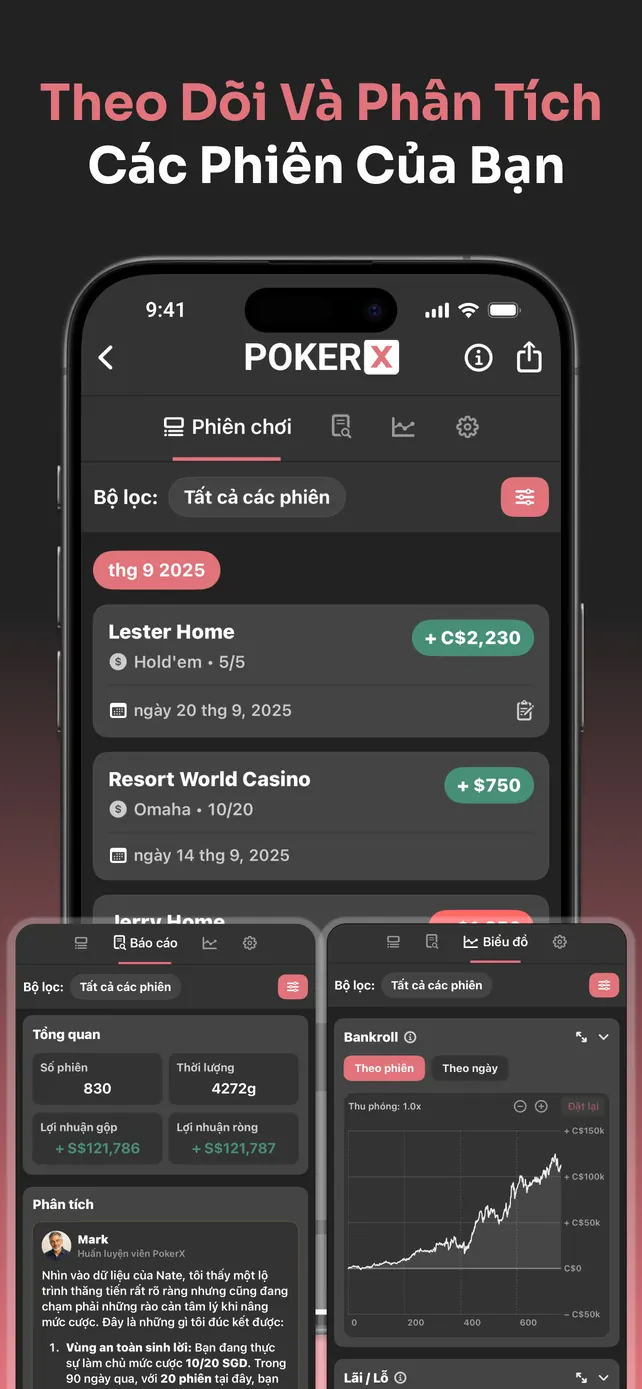 PokerX Session Tracker