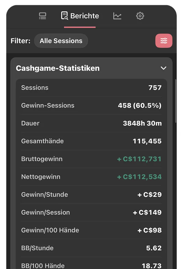 Session Tracker Preview