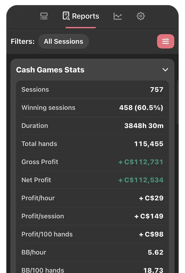 Session Tracker Preview