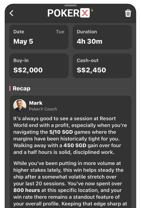 AI Session Recap Preview