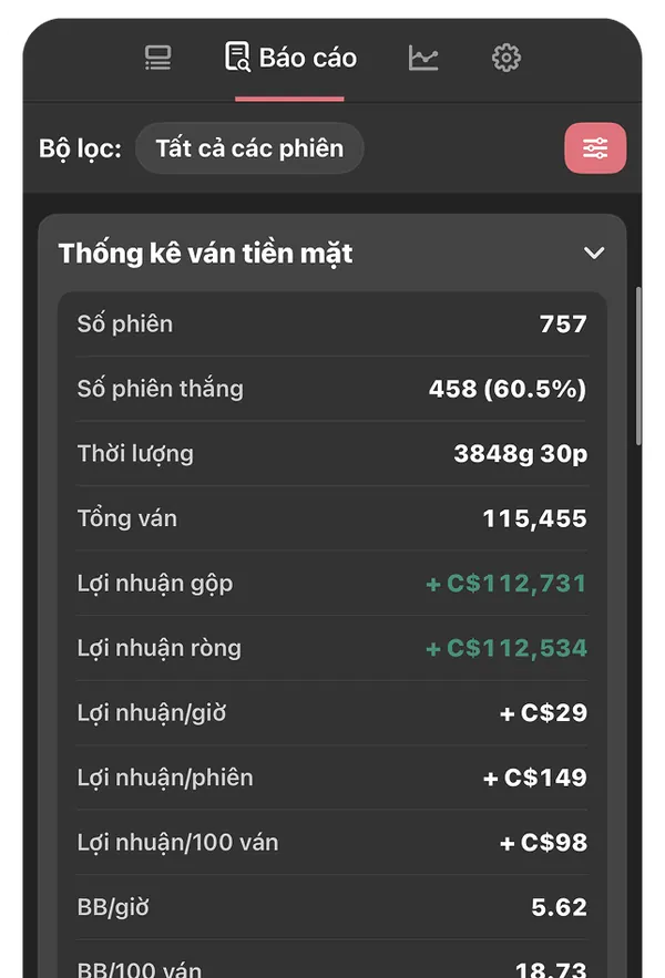 Session Tracker Preview